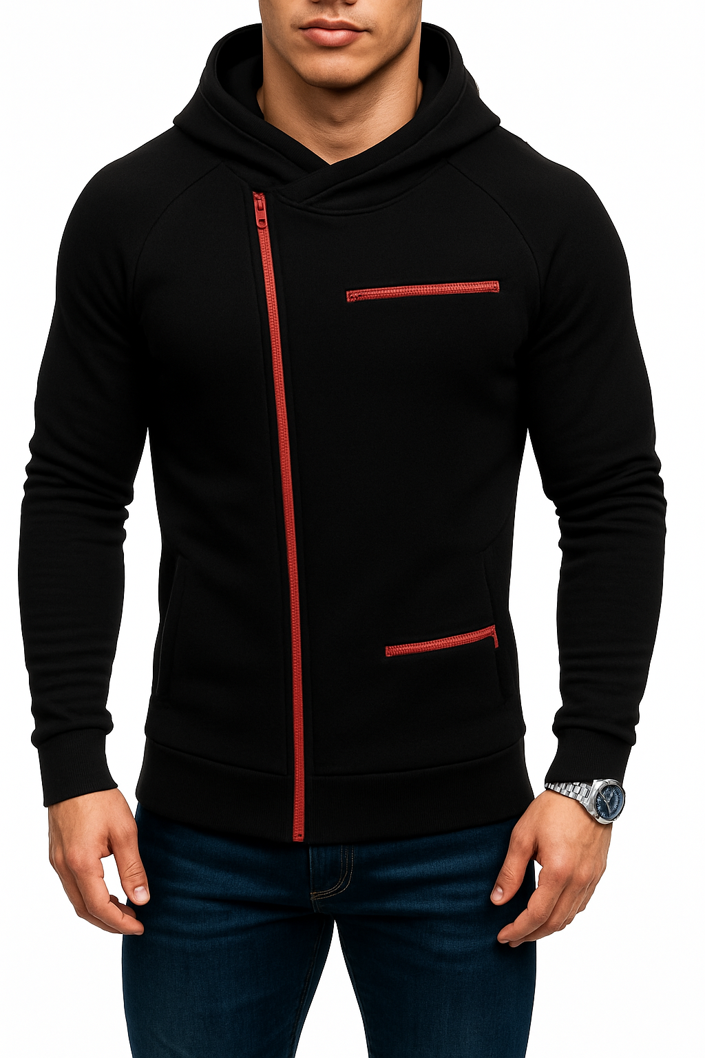 Chaqueta Deluxe Cremallera Semilateral