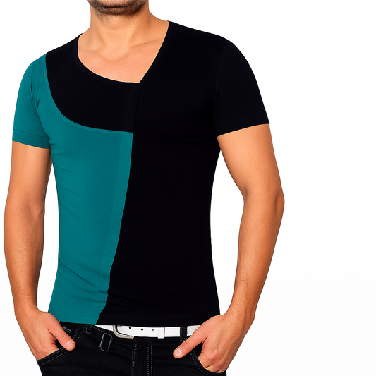 Camiseta doble color