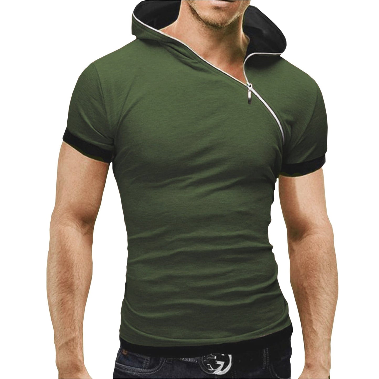 Hoodie Manga Corta